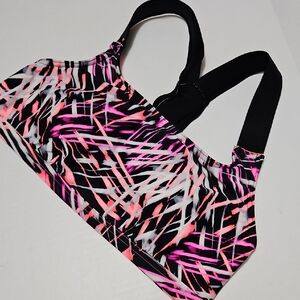 ZeroXposur Vibrant Pattern Sports Bra Size M
